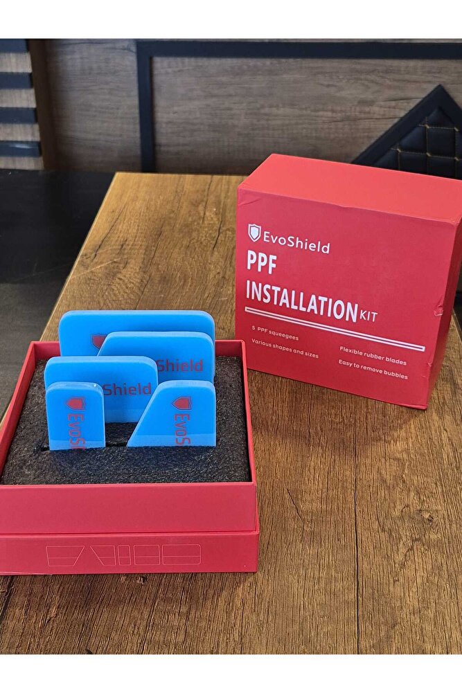 PPF Uygulama Seti - 5 Parça Profesyonel Ragle Seti - Görsel 2